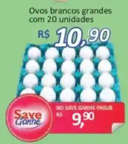 Supermercados Savegnago Ovos brancos grandes oferta