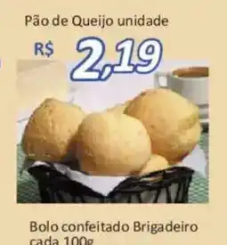 Supermercados Savegnago Pão de Queijo unidade oferta