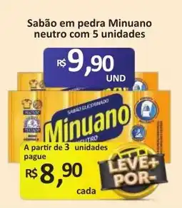 Paulistão Supermercados Sabão em pedra Minuano neutro oferta