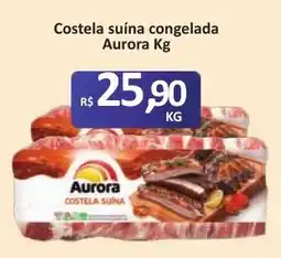 Paulistão Supermercados Costela suína congelada Aurora Kg oferta