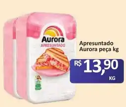 Paulistão Supermercados Apresuntado aurora peça kg oferta