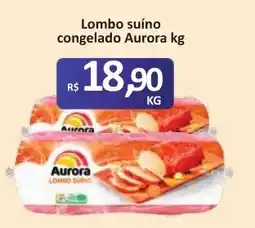 Paulistão Supermercados Lombo suíno congelado Aurora kg oferta