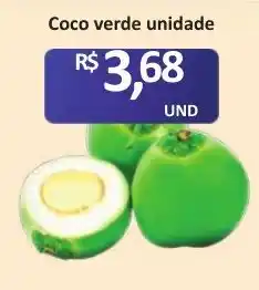 Paulistão Supermercados Coco verde unidade oferta