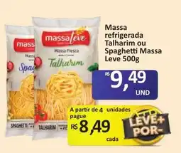 Paulistão Supermercados Massa refrigerada Talharim ou Spaghetti Massa Leve oferta