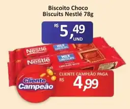 Paulistão Supermercados Biscoito Choco Biscuits Nestlé oferta