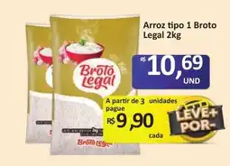 Paulistão Supermercados Arroz tipo 1 Broto Legal oferta