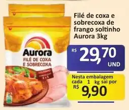 Paulistão Supermercados Filé de coxa e sobrecoxa de frango soltinho aurora oferta