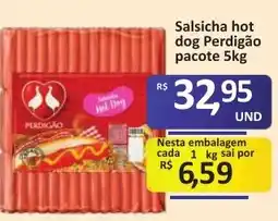 Paulistão Supermercados Salsicha hot dog Perdigão oferta