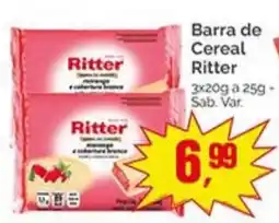 Supermercados Rena Barra de Cereal Ritter oferta