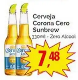 Supermercados Rena Cerveja Corona Cero Sunbrew oferta