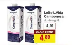 Supermercados Rena Leite L.Vida Camponesa oferta