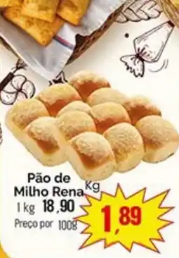 Supermercados Rena Pão de Milho Rena oferta