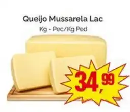 Supermercados Rena Queijo Mussarela Lac oferta
