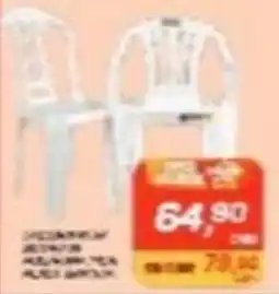 GBarbosa cadeira plástica branca oferta