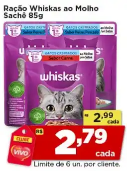 Rede Vivo Ração Whiskas ao Molho oferta