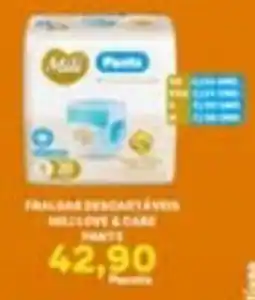 Carvalho Supermercado Fralda descartável mil love & care pants oferta
