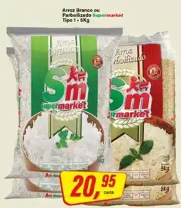 Rede Supermarket Arroz Branco ou Parboilizado Supermarket oferta