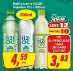 Rede Supermarket Refrigerante H2OH Sabores Pet oferta
