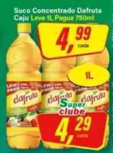 Rede Supermarket Suco concentrado dafruta caju leve 1l oferta