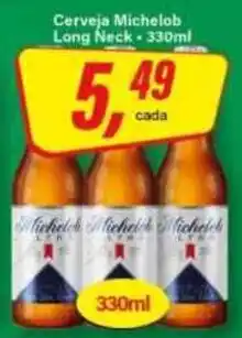 Rede Supermarket Cerveja michelob long neck oferta