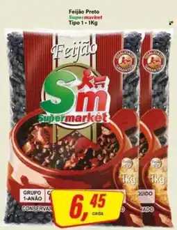 Rede Supermarket Feijão preto oferta