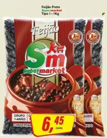 Rede Supermarket Feijão preto oferta