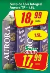Rede Supermarket Suco de Uva Integral Aurora TP oferta