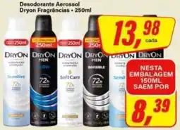 Rede Supermarket Desodorante Aerossol Dryon Fragrâncias oferta