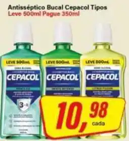 Rede Supermarket Antisséptico Bucal Cepacol Tipos oferta
