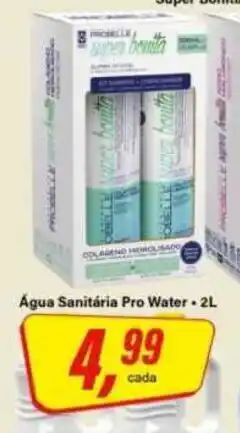 Rede Supermarket Água Sanitária Pro Water oferta