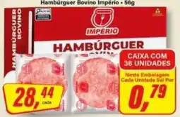 Rede Supermarket Hambúrguer bovino império oferta