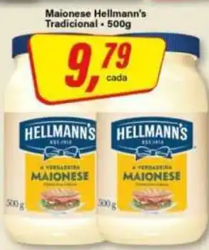 Rede Supermarket Maionese hellmann's tradicional oferta