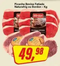 Rede Supermarket Picanha bovina fatiada naturafrig ou bordon oferta