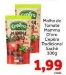 Shibata Supermercados Molho de Tomate Mamma D'oro Cepéra Tradicional oferta