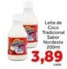 Shibata Supermercados Leite de Coco Tradicional Sabor Nordeste oferta