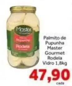 Shibata Supermercados Palmito de Pupunha Master Gourmet Rodela oferta