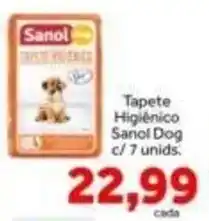 Shibata Supermercados Tapete higienico sanol dog oferta