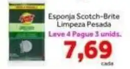 Shibata Supermercados Esponja scotch-brite limpeza pesada oferta