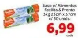 Shibata Supermercados Saco p/ Alimentos Facilita & Pronto oferta
