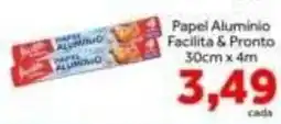 Shibata Supermercados Papel alumínio facilidade & pronto oferta