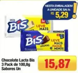 Spani Atacadista Chocolate lacta bis oferta