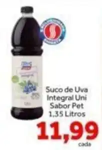 Shibata Supermercados Suco de Uva Integral Uni Sabor Pet oferta