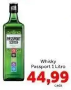 Shibata Supermercados Whisky Passport 1 Litro oferta