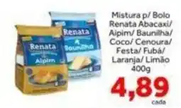 Shibata Supermercados Mistura p/ Bolo Renata Abacaxi/ Alpim/ Baunilha/ Coco/ Cenoura/ Festa/ Fubá/ Laranja/ Limão oferta