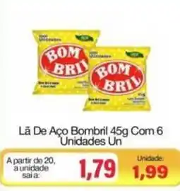 Spani Atacadista Lã De Aço BombriL oferta