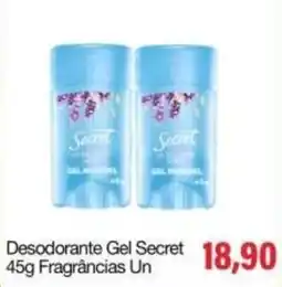 Spani Atacadista Desodorante gel secret fragrâncias un oferta