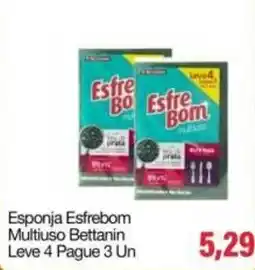 Spani Atacadista Esponja Esfrebom Multiuso Bettanin oferta
