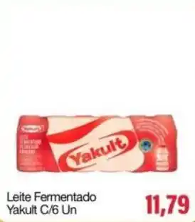 Leite fermentado yakult c/6 un