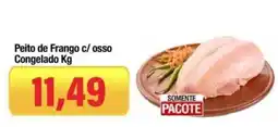 Spani Atacadista Peito de Frango c/ osso Congelado Kg oferta