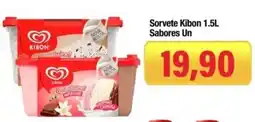 Spani Atacadista Sorvete Kibon 1.5L Sabores Un oferta